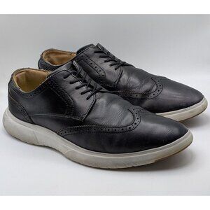 Florsheim Men's Shoes 8.5 D Leather Black Wingtip Loafers Oxford Lace Up